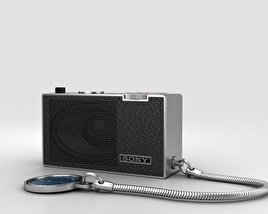 Sony ICR-100 Радио 3D модель