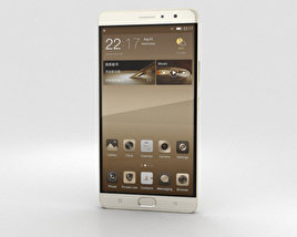 Gionee M6 Plus Champagne Gold Modelo 3D