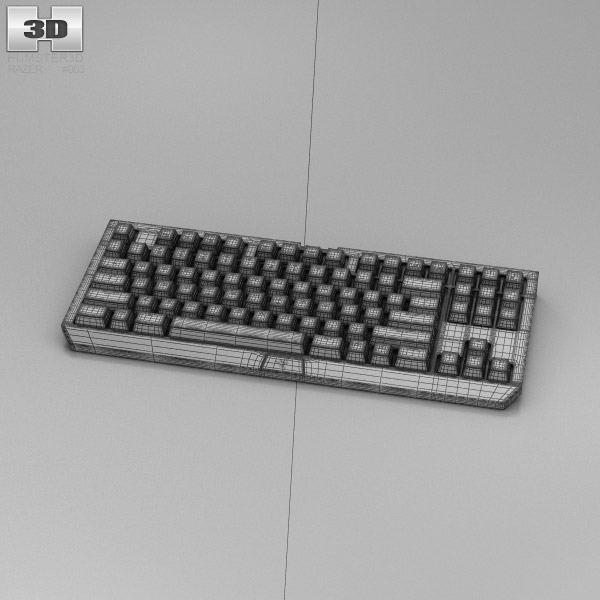 Razer BlackWidow Mechanical Gaming Keyboard 3D model download