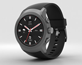 LG Watch Sport Titanium 3D model