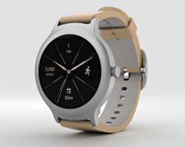 LG Watch Style Silver 3D модель