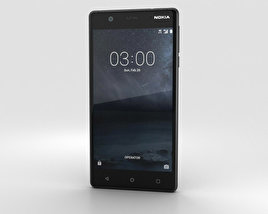Nokia 3 Matte Black 3D model