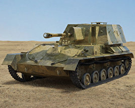 SU-76 3D model