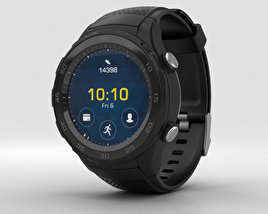 Huawei Watch 2 Carbon Black 3D模型