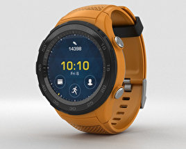 Huawei Watch 2 Dynamic Orange Modèle 3D