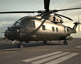 AgustaWestland AW101 Merlin 3D model