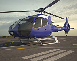 Eurocopter EC130 Modello 3D