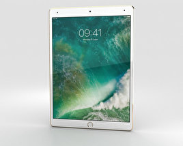 Apple iPad Pro 10.5-inch (2017) Cellular Gold 3D 모델 