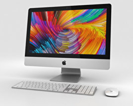 Apple iMac 21.5-inch (2017) Retina 4K Modello 3D