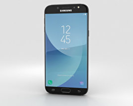 Samsung Galaxy J7 (2017) 黑色的 3D模型