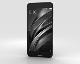 Xiaomi Mi 6 黑色的 3D模型