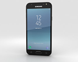 Samsung Galaxy J3 (2017) Preto Modelo 3d