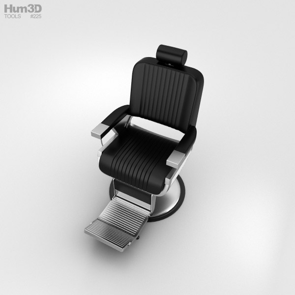 Objeto 3D Cadeira de Salão Barbeiro Para Composição PNG Transparente  [download] - Designi