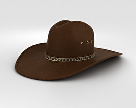 Ковбойская шляпа 3D модель
