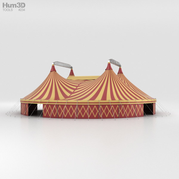 Цирковой шатер 3D модель - Скачать Архитектура на instgeocult.ru