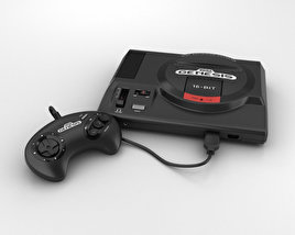 Sega Genesis 3D 모델 