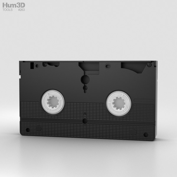 VHS Cassette 3D model - Download Electronics on