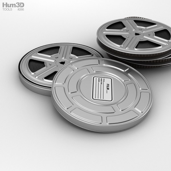 Video Film Reel 3D model - Download Electronics on