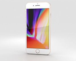 Apple iPhone 8 Gold 3D model