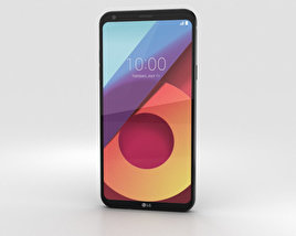 LG Q6 黒 3Dモデル