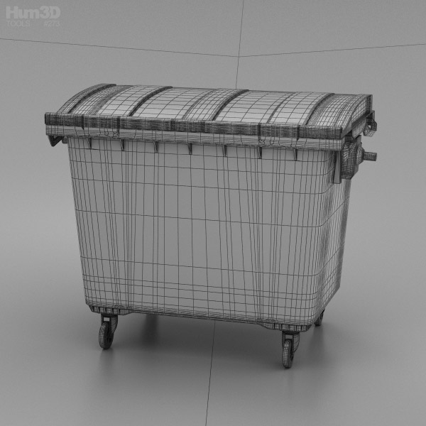 Hefty Hi-Rise Containers, 3D CAD Model Library