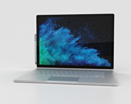Microsoft Surface Book 2 15-inch 3Dモデル