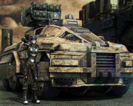 The Rhino. Autonomous Multirole Survival Military Vehicle