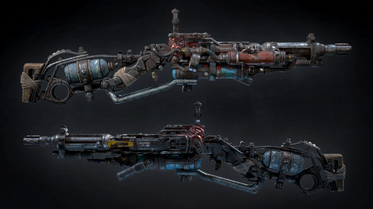 Weapon texturing