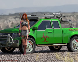 Dystopian Zombie Truck Chic