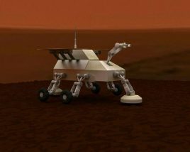 Flying Mars rover