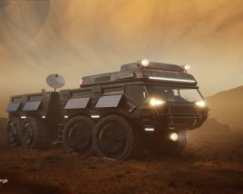 Black-MV Space Rover