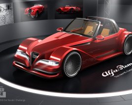The new Alfa Romeo 8c 2900 Elettrico