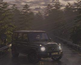 A legend on the misty road