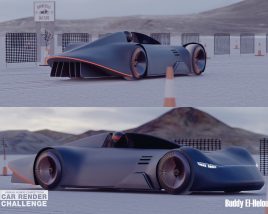Project black spear: Mercedes EV Salt Flat Racer