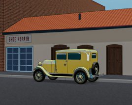 Toon style Ford Model A
