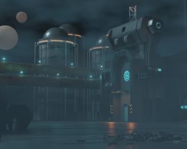 Sci-fi Industrial Station
