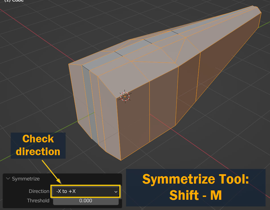 Symmetrize tool