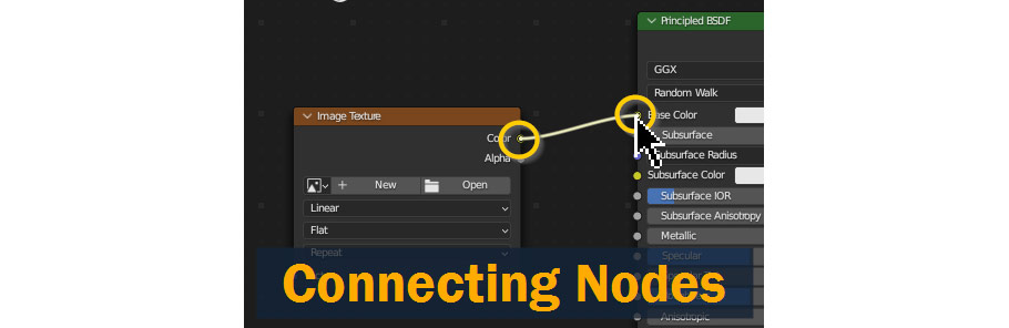 Connecting the nodes