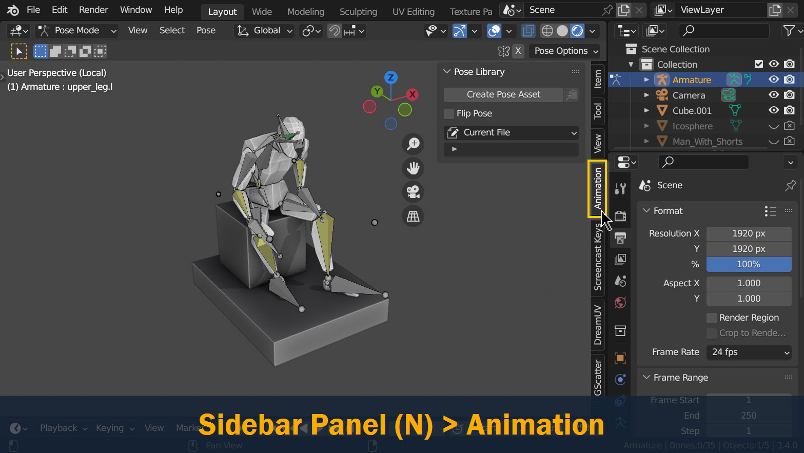 How to move the origin point in Blender - Quora