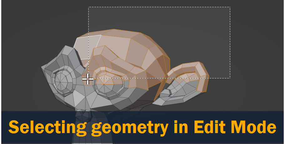 selecting geometry in edit mode