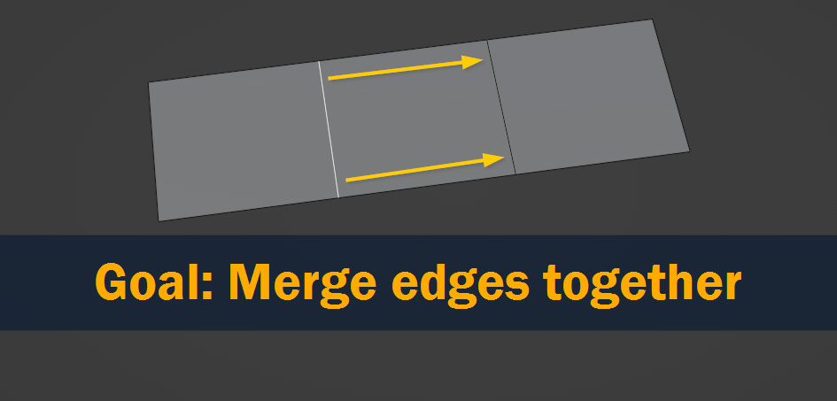 goal to merge edges together