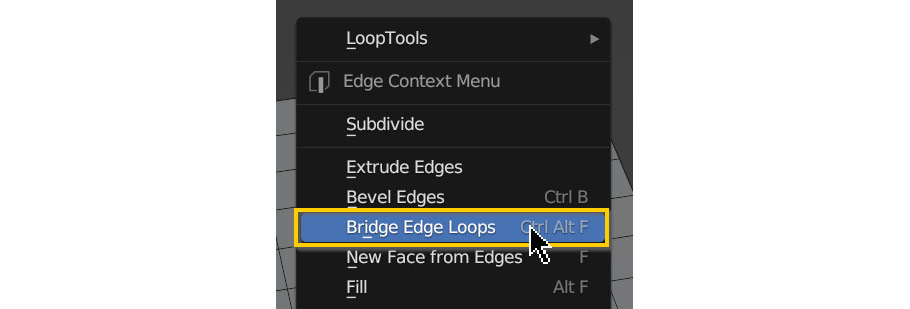 bridge edge loops