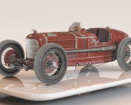 Alfa Romeo P2 1924 3d art