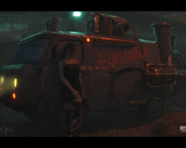 Steampunk vehicle 