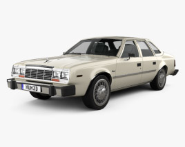 AMC Concord sedan 1980 3D-Modell