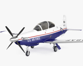 Beechcraft T-6A Texan II 3D模型