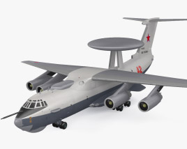 베리예프 A-50U 3D 모델 