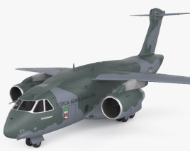 엠브라에르 KC-390 밀레니엄 3D 모델 