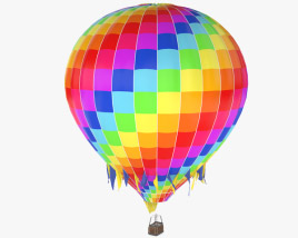 Heißluftballon 3D-Modell