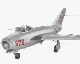 МіГ-17ПФ 3D модель